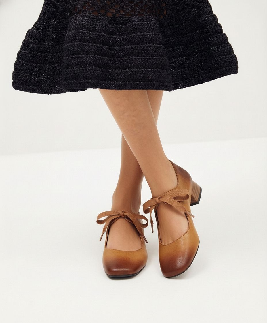 Ottoline™ | Ribbon Bow Mary Jane Heels