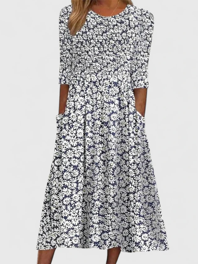 Violethia™ | Chic Midi Dress for Any Occasion