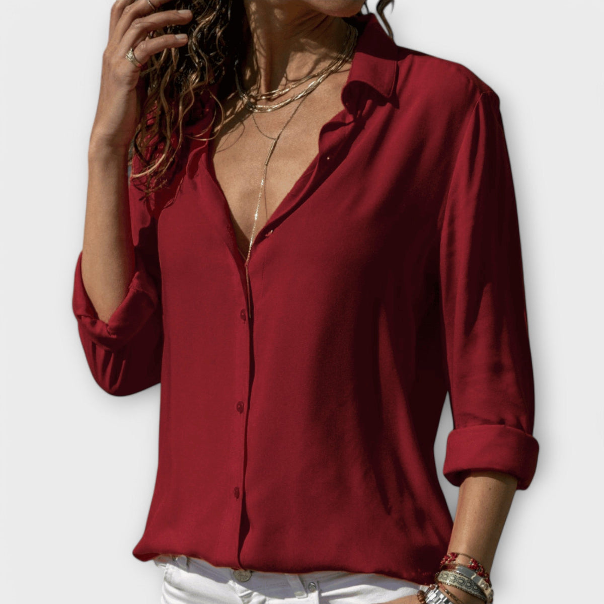 Style200™ | Chic Blouse for Office and Evening Wear