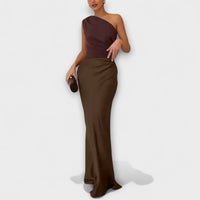 Yolanda™ | Chic One-Shoulder Pleated Prom Dress for Special Occasions