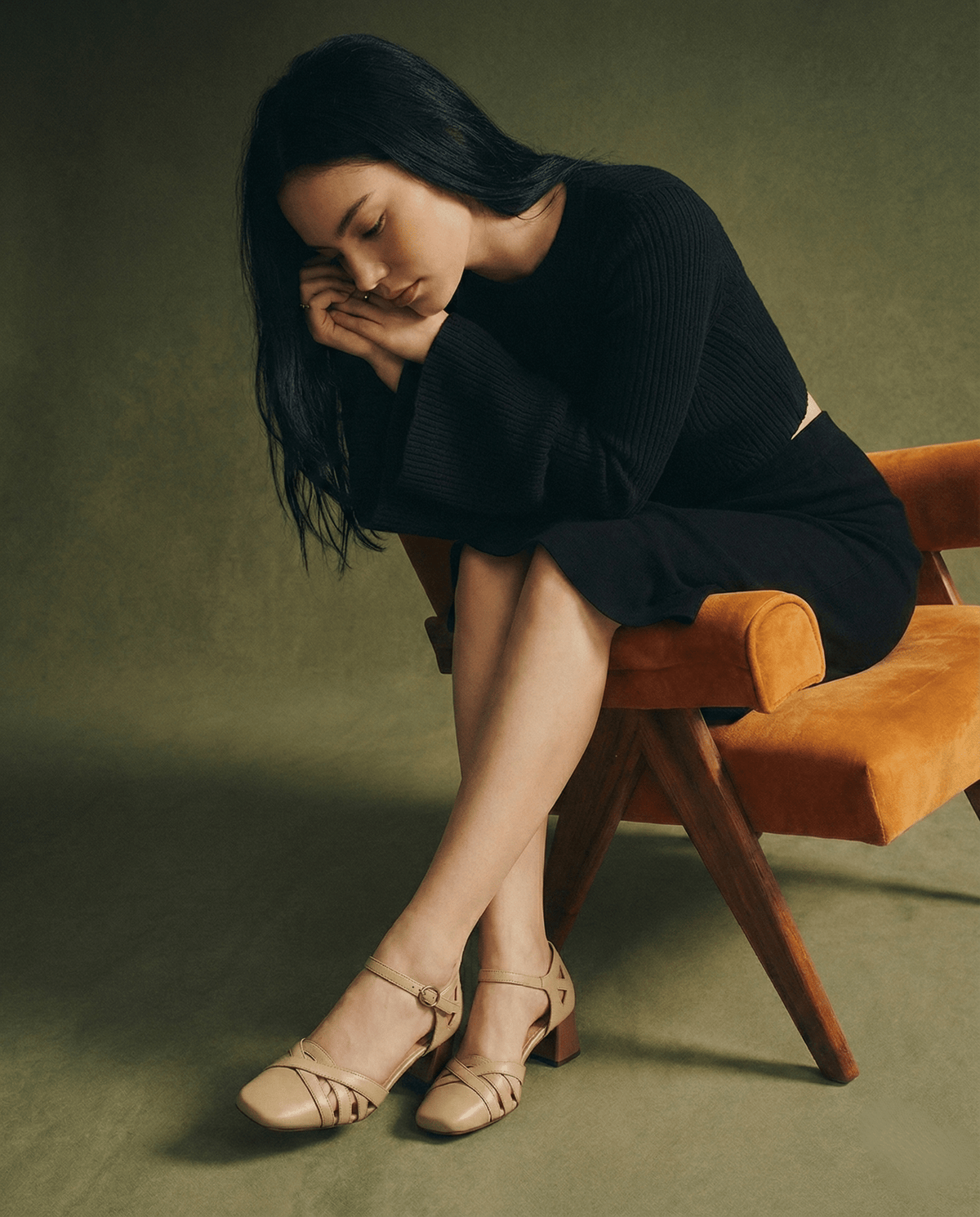 Wilhelmina™ | Caged Strappy Block Heels