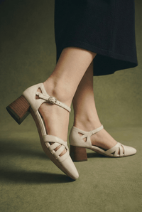 Wilhelmina™ | Caged Strappy Block Heels