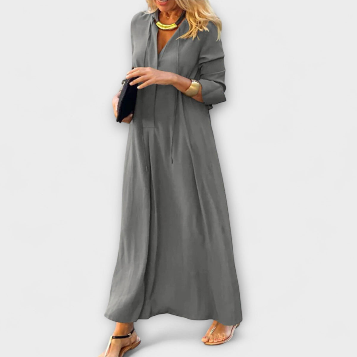 Style200™ | Hannalore - Flowy Maxi Dress for Any Occasion