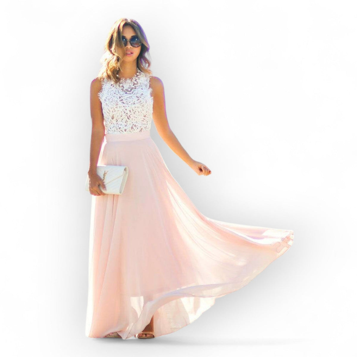 Style200™ | Vezza - Chic Lace Dress for Summer Events