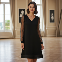 Léontine™ | Monique – Classic V-Neck Gown