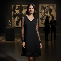 Léontine™ | Monique – Classic V-Neck Gown