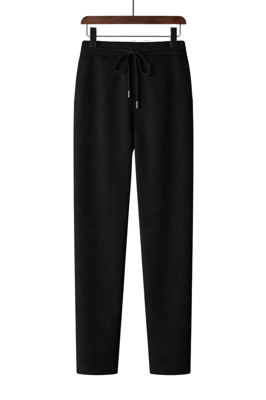 Anselm Wool Knit Straight Pants