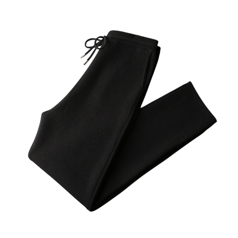 Anselm Wool Knit Straight Pants