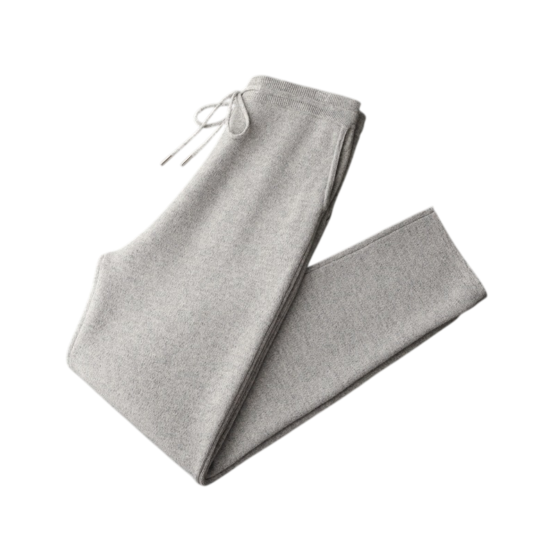 Anselm Wool Knit Straight Pants