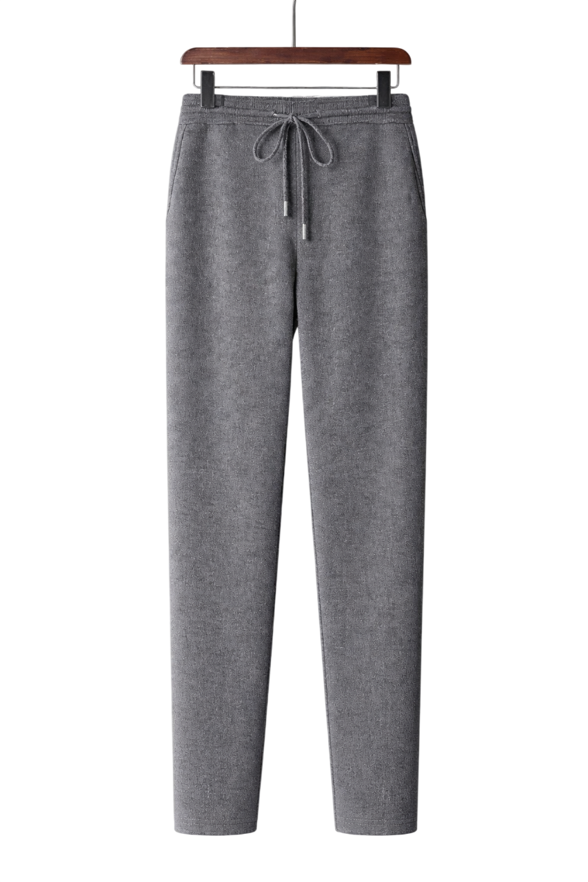 Anselm Wool Knit Straight Pants