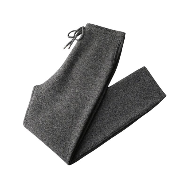 Anselm Wool Knit Straight Pants