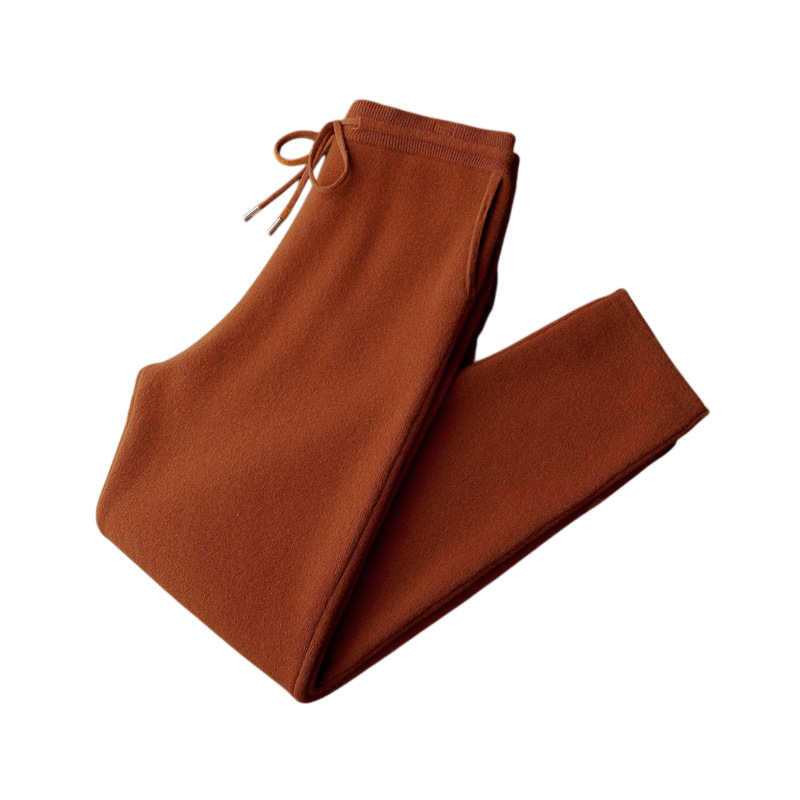 Anselm Wool Knit Straight Pants