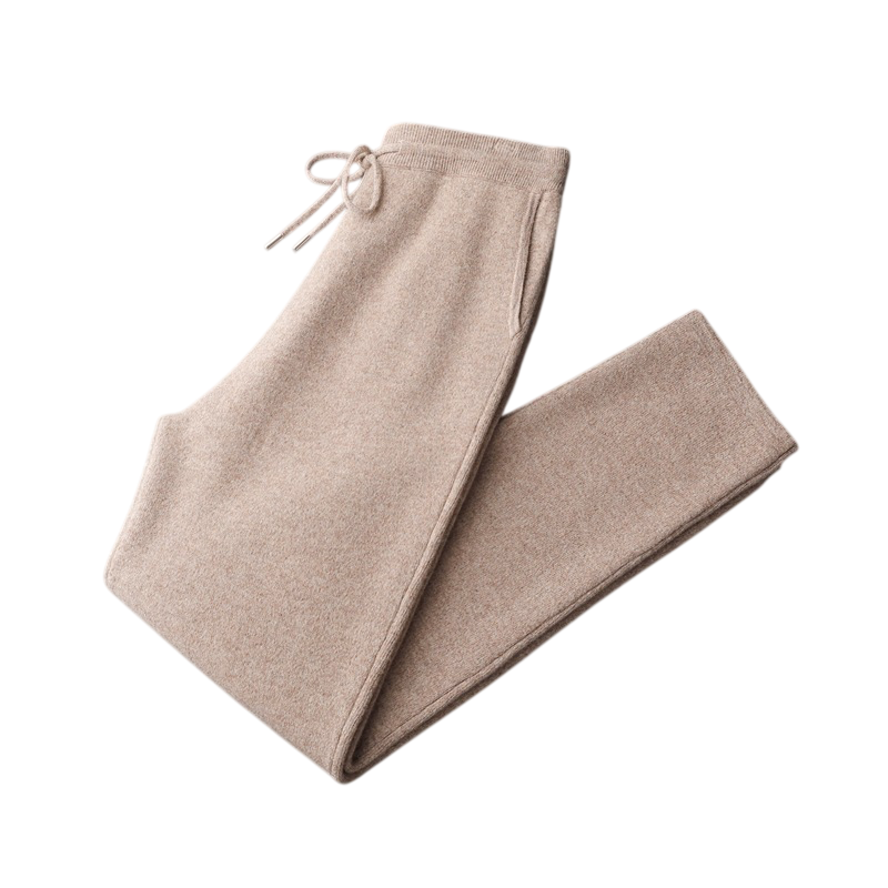 Anselm Wool Knit Straight Pants