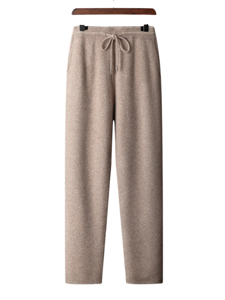Anselm Wool Knit Straight Pants
