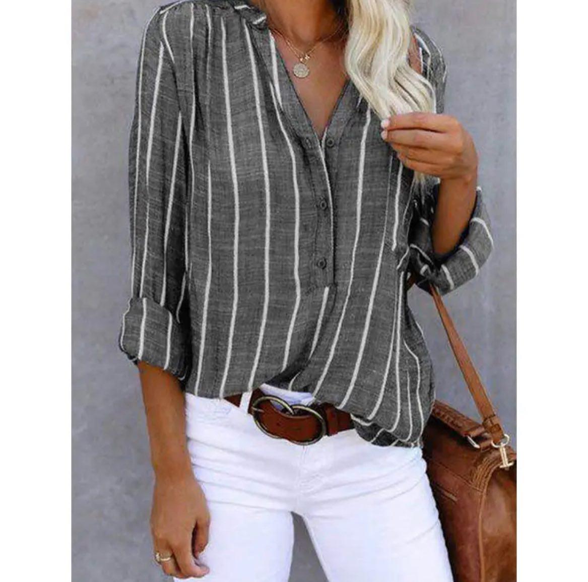 Candace™ | Striped Casual Blouse