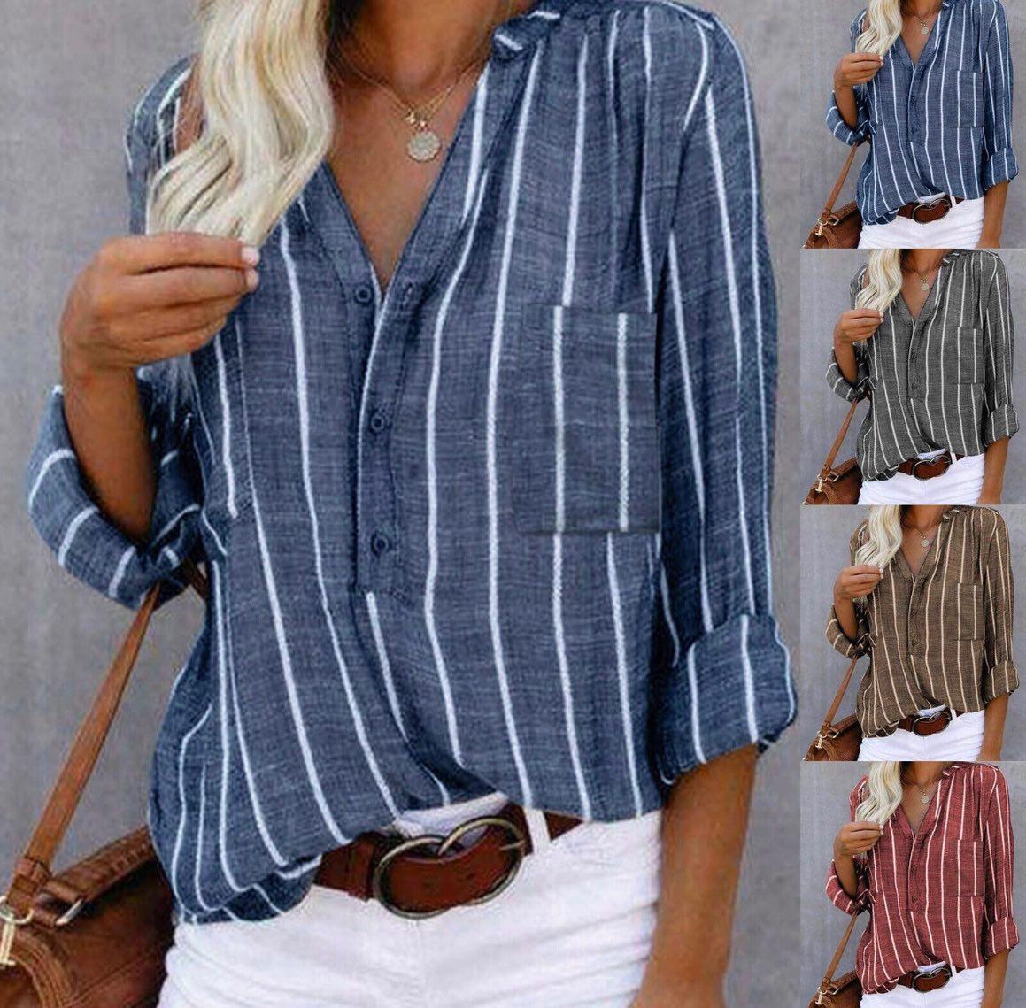 Candace™ | Striped Casual Blouse