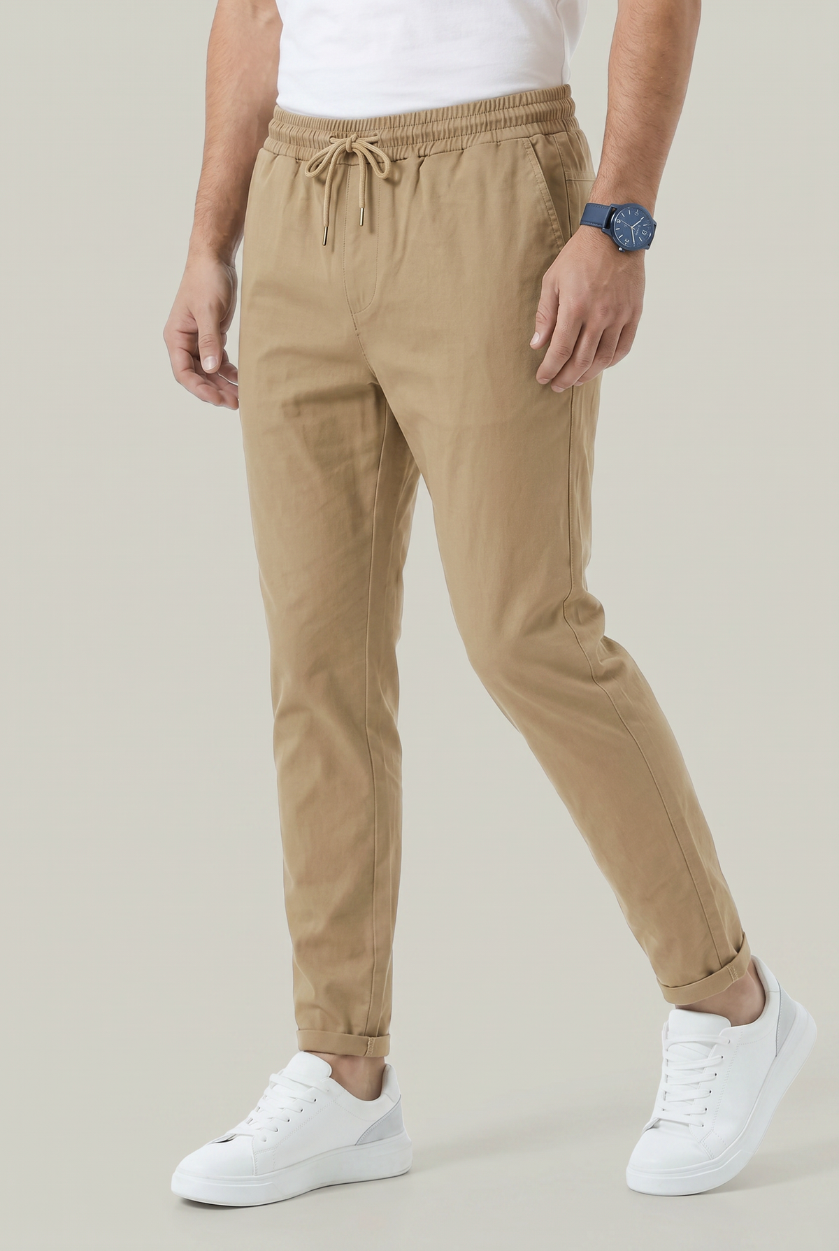 Calder Tapered Drawstring Trousers