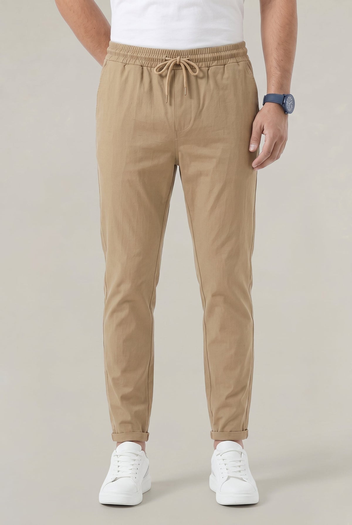Calder Tapered Drawstring Trousers