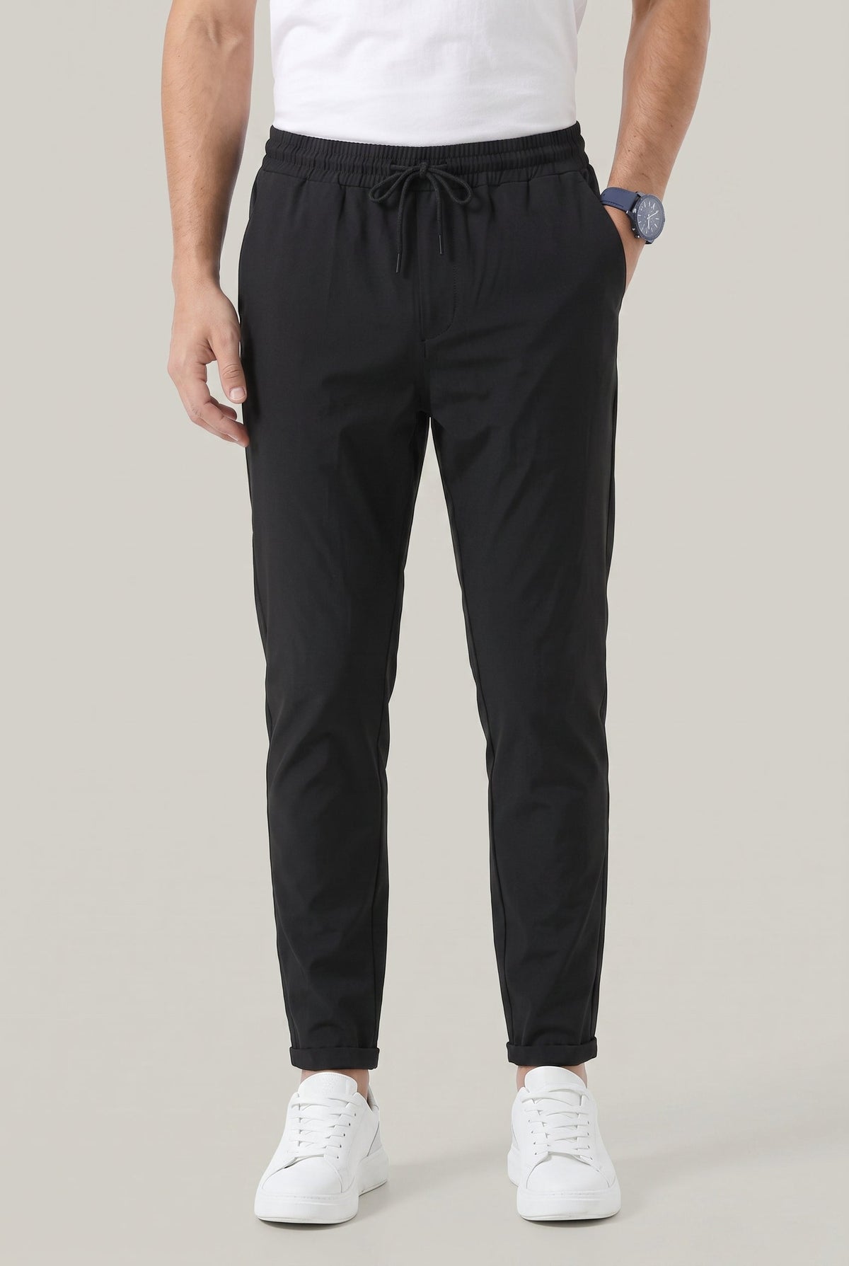 Calder Tapered Drawstring Trousers