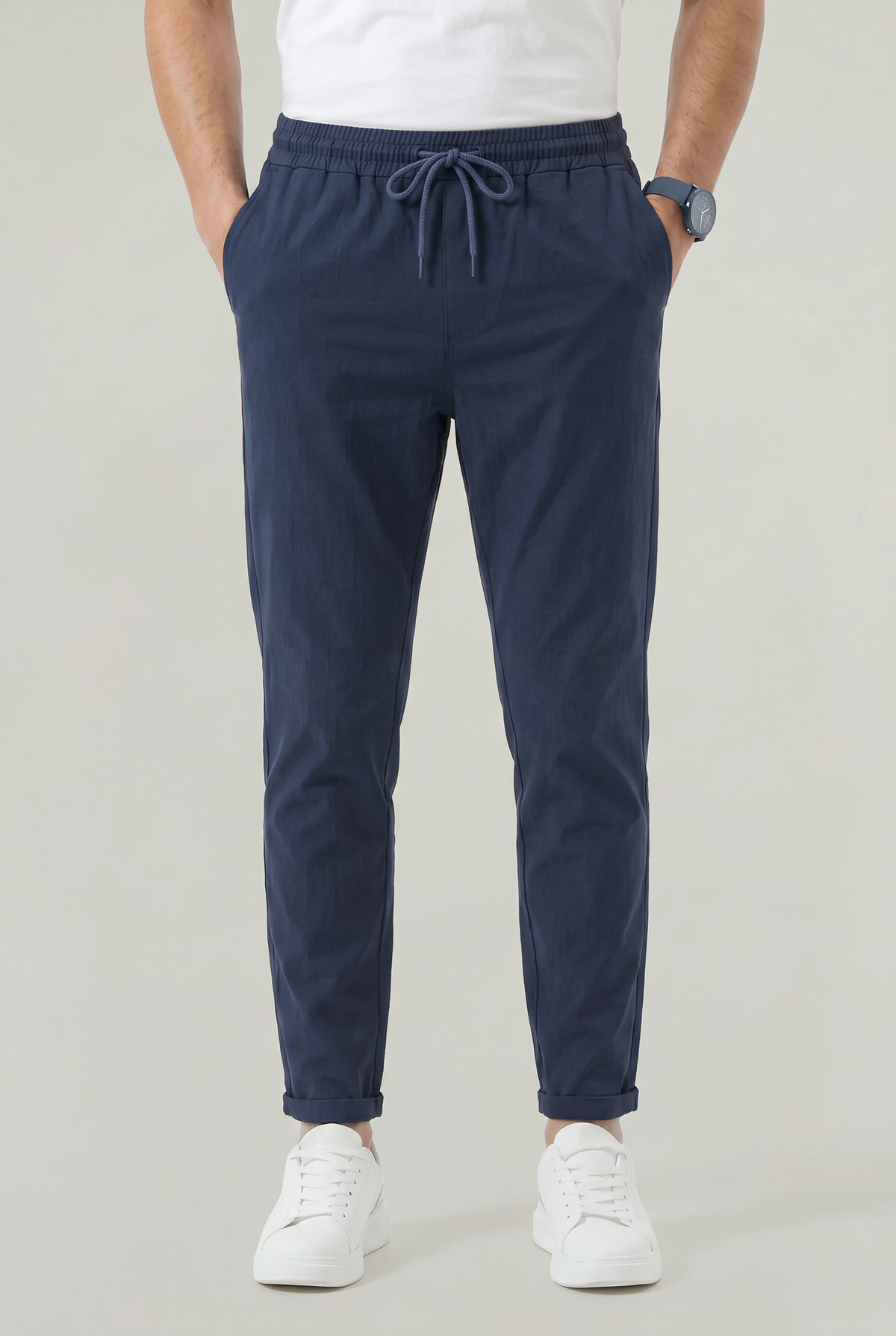Calder Tapered Drawstring Trousers