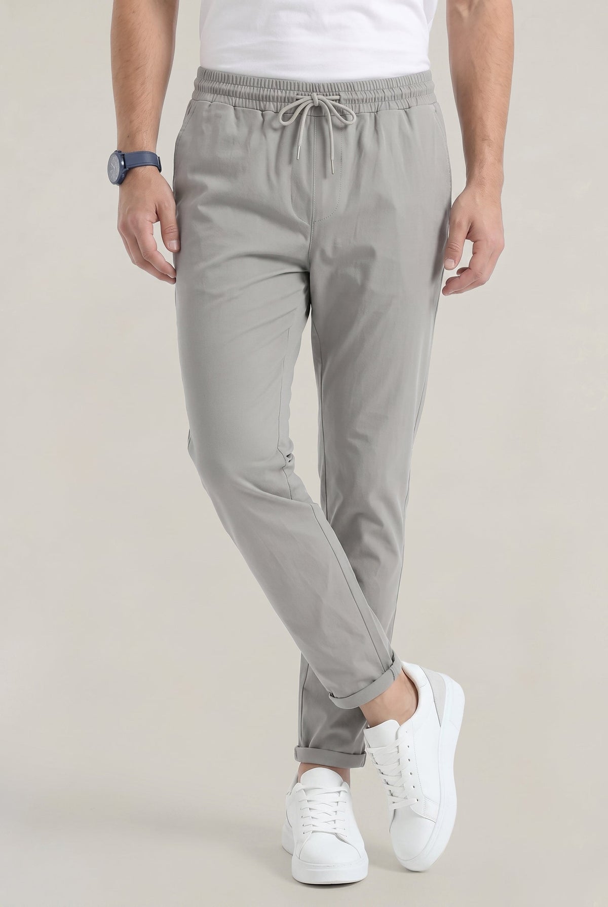 Calder Tapered Drawstring Trousers