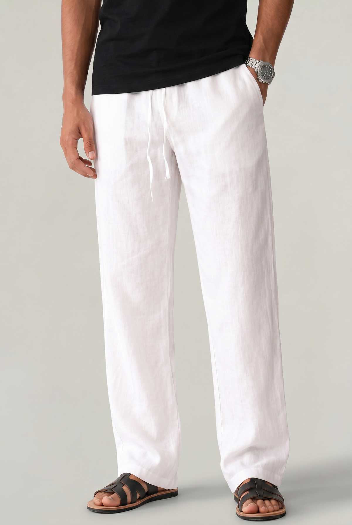 Maxim Linen-Look Trousers