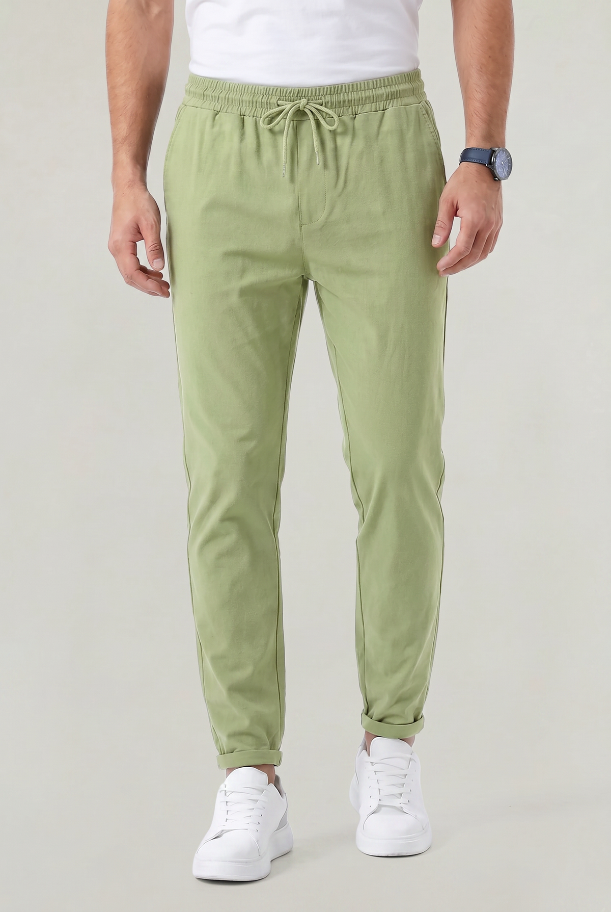 Calder Tapered Drawstring Trousers