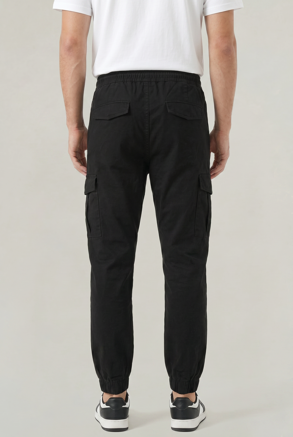 Tobias Slim Fit Cotton Cargo Trousers
