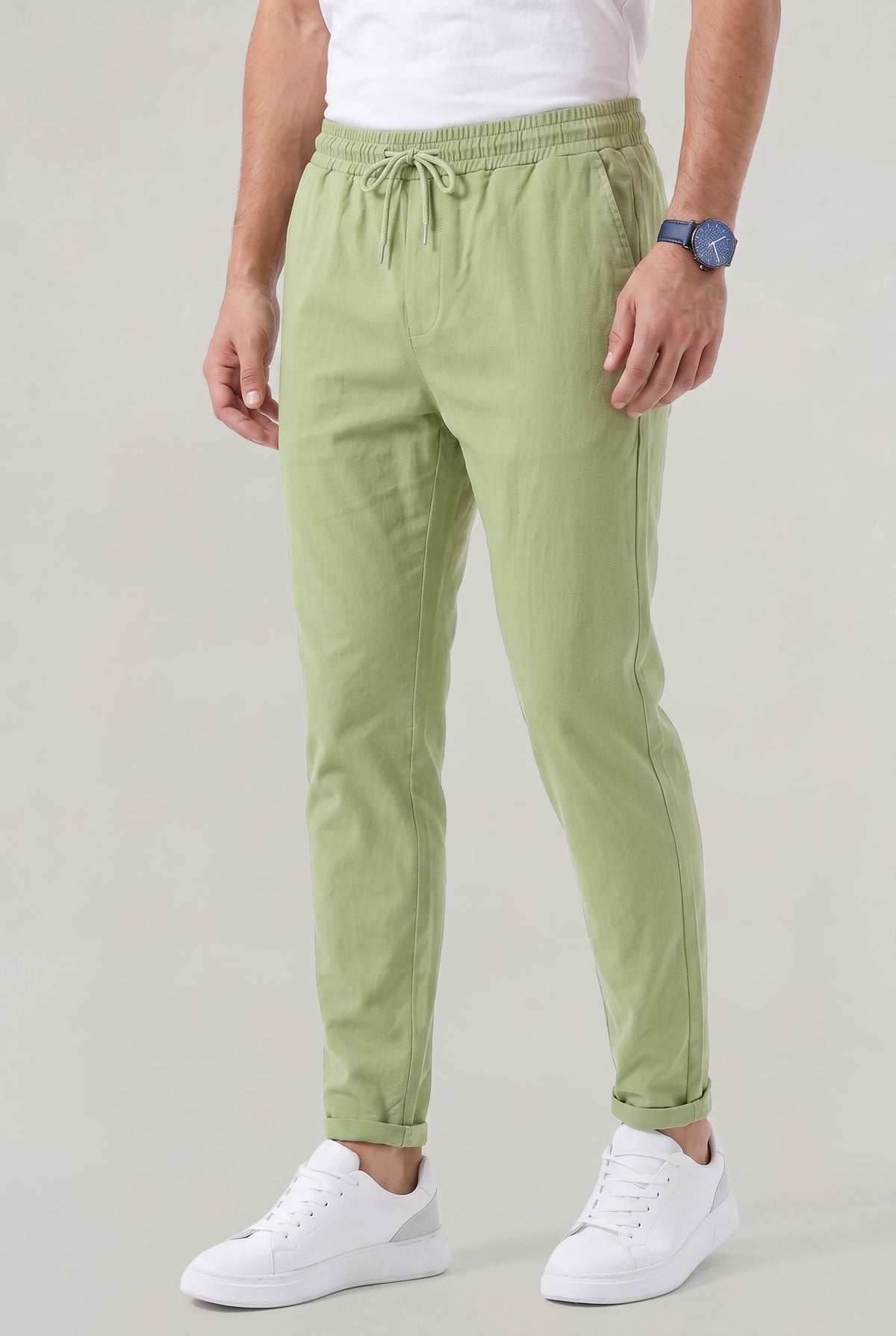 Calder Tapered Drawstring Trousers