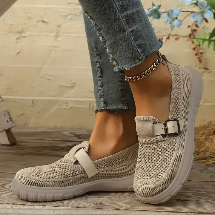Signe™ | Gina - Stylish Canvas Slip-On Sneakers for Everyday Wear