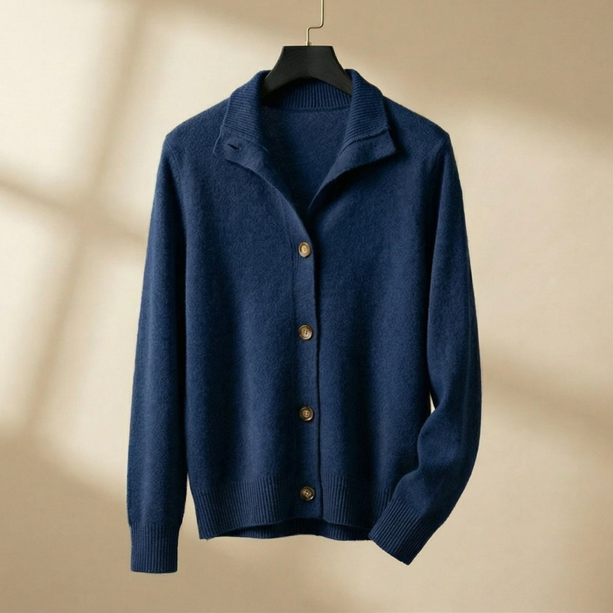 Reagan | Button Up Cardigan with Collared Detail