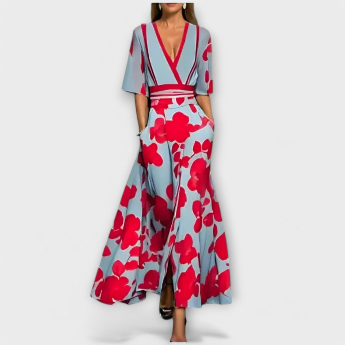 Style200™ | Chic Floral Sheath Dress for Any Occasion