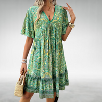 Olivia™ | Women Summer Boho Paisley Mini Dress