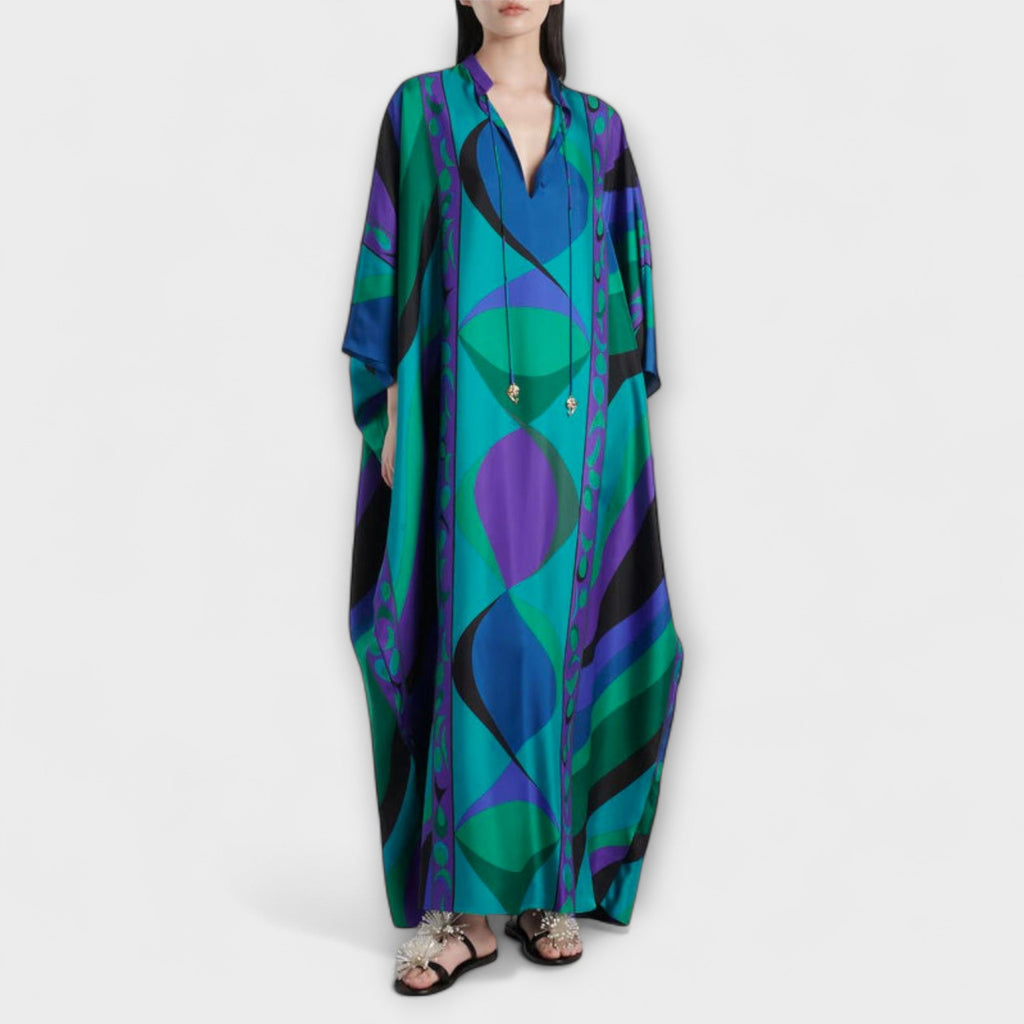 Style200™ | Harper - Colorful Psychedelic Kaftan for Beach & Festival Wear
