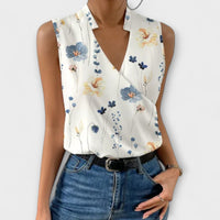 Loretta™ | Chic V-Neck Blouse for Any Occasion