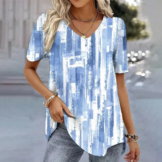 Jordan™ | Women’s Striped V-Neck T-Shirt