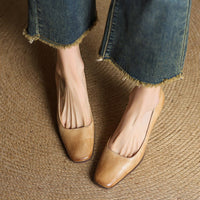 Henriette™ | Square Toe Kitten Heels