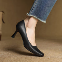Henriette™ | Square Toe Kitten Heels