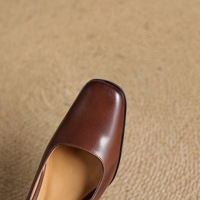 Henriette™ | Square Toe Kitten Heels