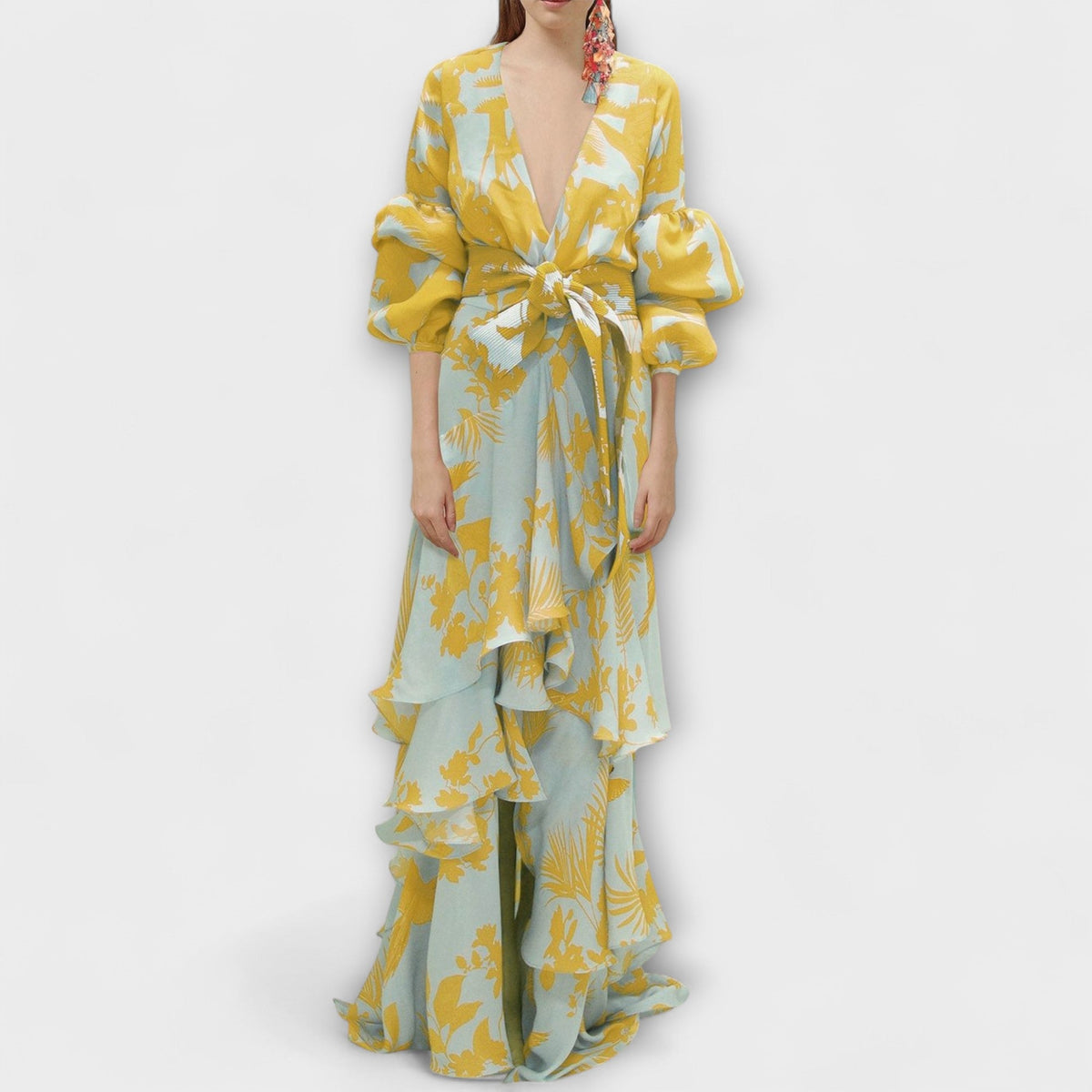 Style200™ | Marie - Flowy Chiffon Dress for Festive Occasions