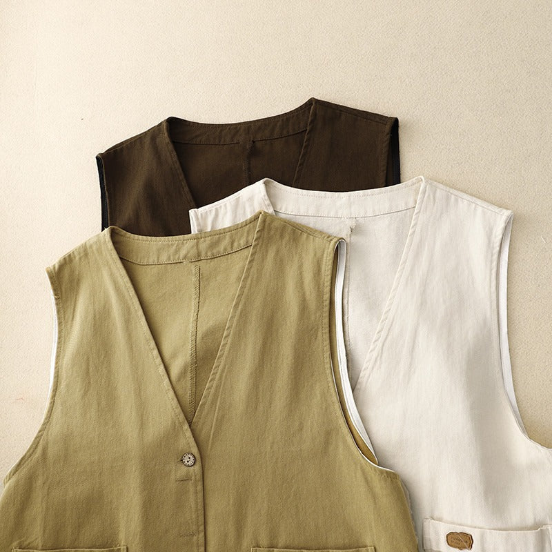 Margo™ | Relaxed Button Vest