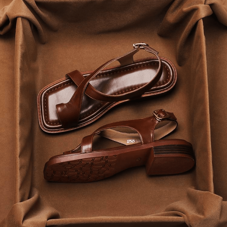 Monique™ | Thong Block Heel Sandals