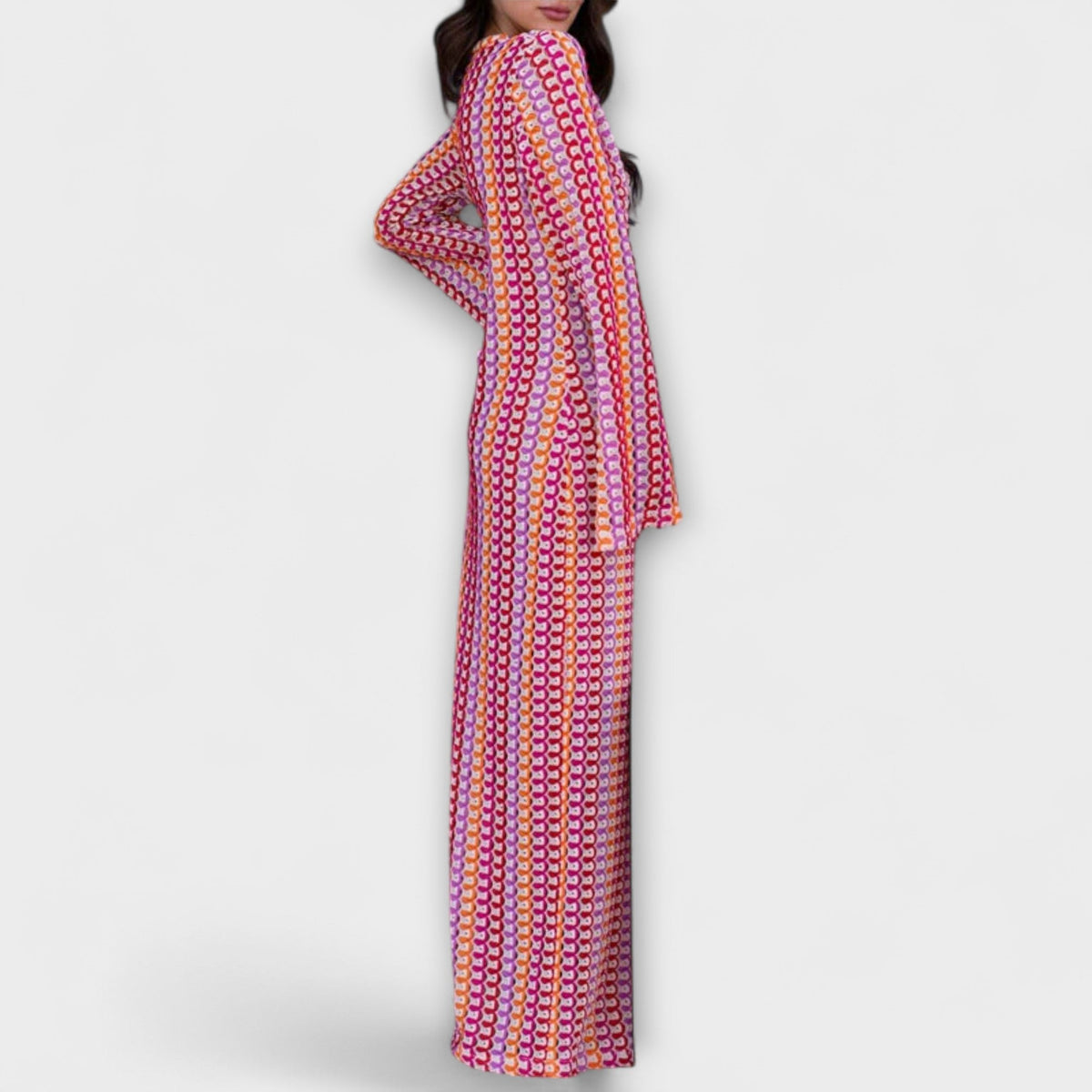 Style200™ | Elina V-Neck Maxi Dress for Summer Getaways