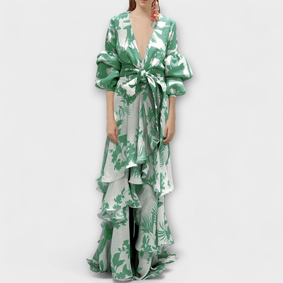 Style200™ | Marie - Flowy Chiffon Dress for Festive Occasions