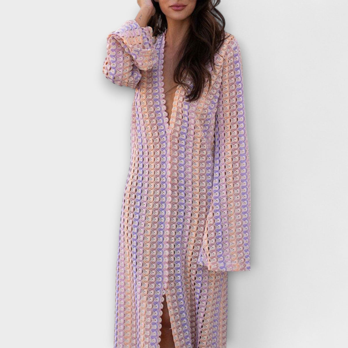 Style200™ | Elina V-Neck Maxi Dress for Summer Getaways