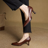 Henriette™ | Square Toe Kitten Heels