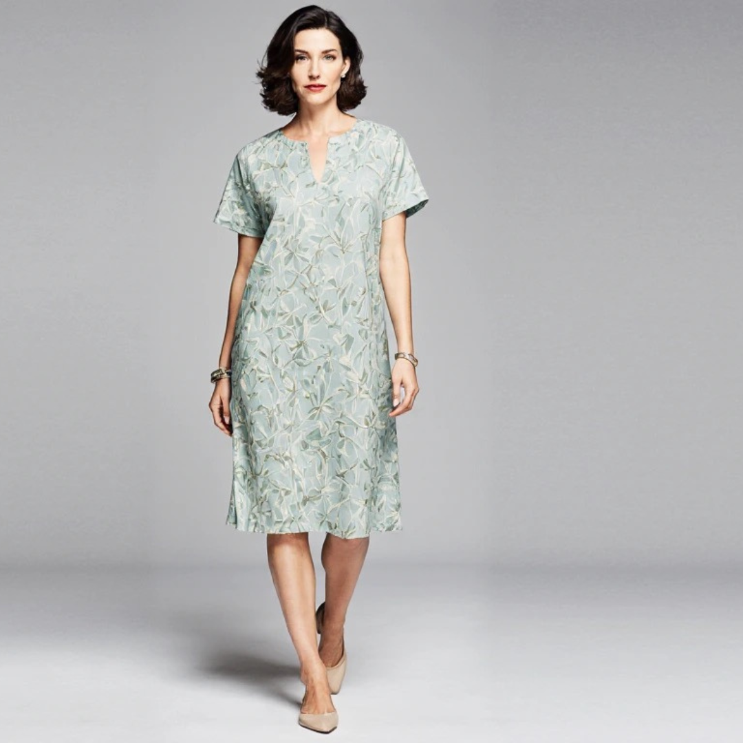 Ardena | Lightweight V-Neck Garden Dress