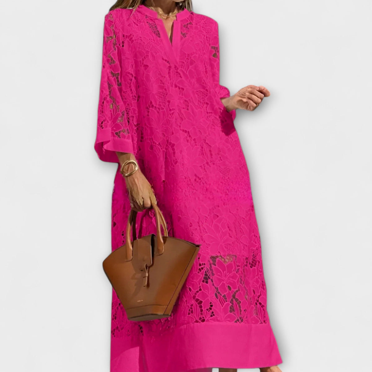 Style200™ | Valmere Dahlia Floral Embroidered Dress for Special Occasions
