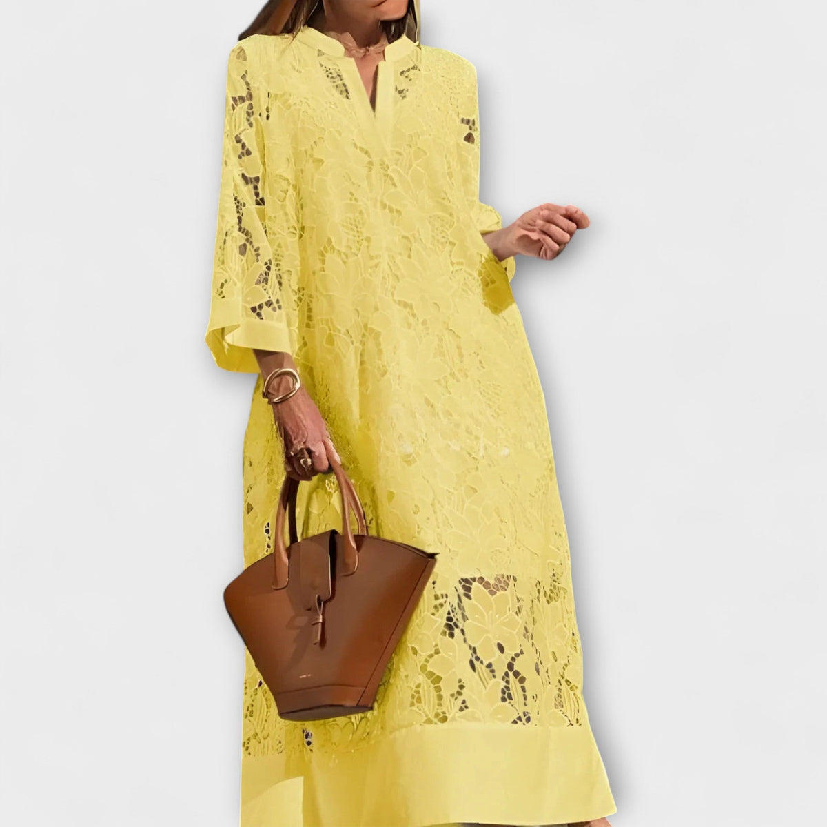 Style200™ | Valmere Dahlia Floral Embroidered Dress for Special Occasions