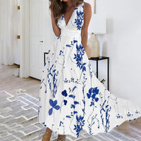 Ella™ | Women’s Sleeveless V-Neck Maxi Dress